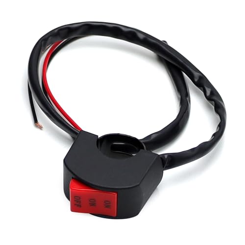 iJDMTOY Universal Fit 7/8-Inch Handlebar Dual Flip On/On/Off Switch, Compatible with Motorcycle Dirt Bike ATV UTV Lights (Headlight, Fog/Driving Light, Light Bar) or Horn, etc - style: Dual Switches