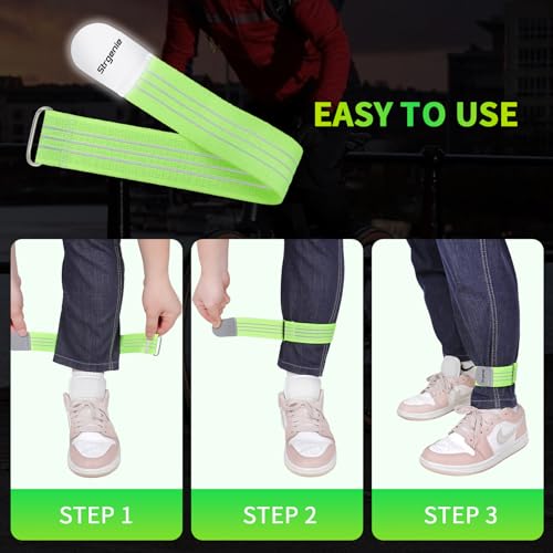 Cowboy Boot Straps, Adjustable Elastic Pant Leg Straps for Biking, Fishing, Hiking, Wading etc. - color: Green-4pcs