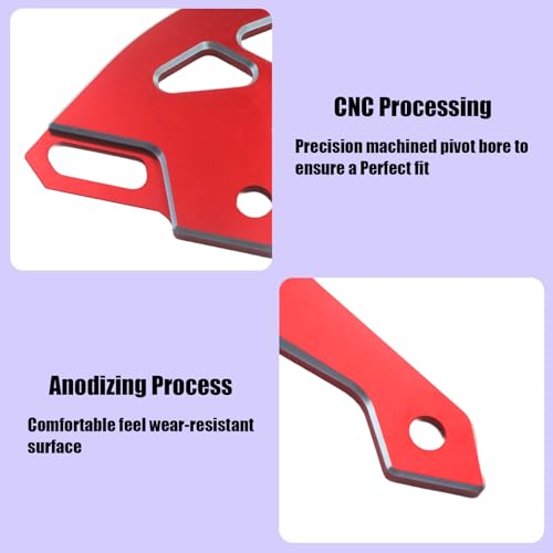 Motorcycle Parts CNC Aluminum Brake Disc Guard Cover Protector For CRF450R 2002-2025 CRF250R 2004-2025 CRF450X 2005-2017 CRF250X 2004-2017 CRF450RX 2017-2025 Dirt Pit Bike - size: Brake Disc Guard