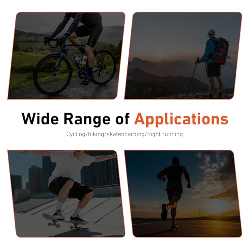 4 PCS High Visibility Reflective Bike Pant Clips, Elastic Universal Cycling Wrist Ankle Leg Straps, Night Safety Bicycle Trouser Cuff Clips for Road Mountain Bike Riding - color: Black
