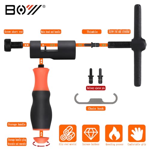 Bicycle Chain Breaker Removal Tool Kit for Road MTB Bike - color: Bike Chain Tool Kit