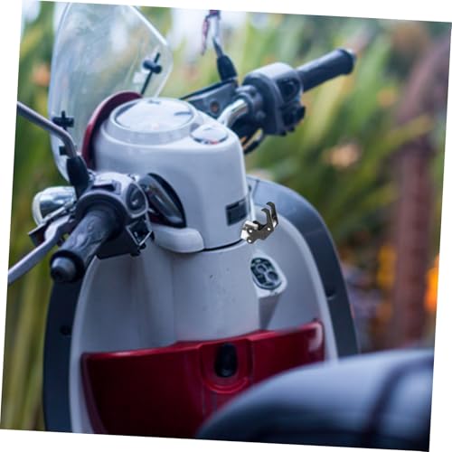 PRETYZOOM Hook Motorcycle Motorbike Electric Scooter Hook Handlebar Hook Hanger Scooter Front Hook Rear for Holder Riding Universal Hanger Aluminum Alloy Black - color: Black
