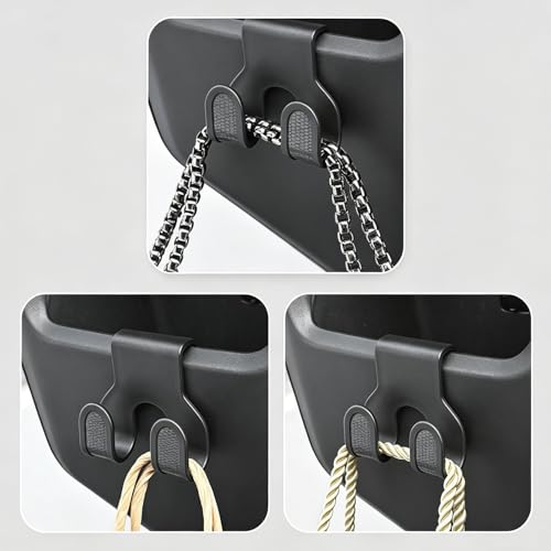 Motorcycle Helmet Hook, Riding Shopping Bags Hanger, Reinforced Load Bearing Resilience Handlebar Versatility Antislip Stability for Commuting Daily Camping Travel Hiking Road Trip Outdoor