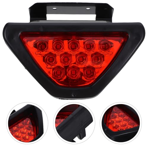 Universal Car Tail LED Triangle Light Set, Red Flashing Vehicle Warning Lamp for Rear Bumper, Anti-collision Brake and Safety Light for Cars and Trucks