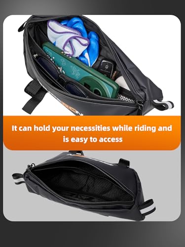 Electric Dirt Bike Handlebar Bag,Universal Ebike Handle Bar Storage Pouch for Tutti Soleil 01/Ridstar Q20/Surron Light Bee X LBX/Talaria X3 Sting MX3 R MX4 MX5/E Ride Pro