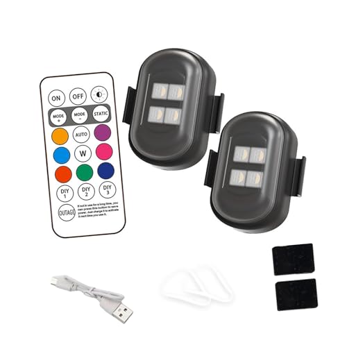 Motorcycle LED Safe Flashing Light Watertight ABS High for Day Night Anti Shock Bike Indication Light - color: D