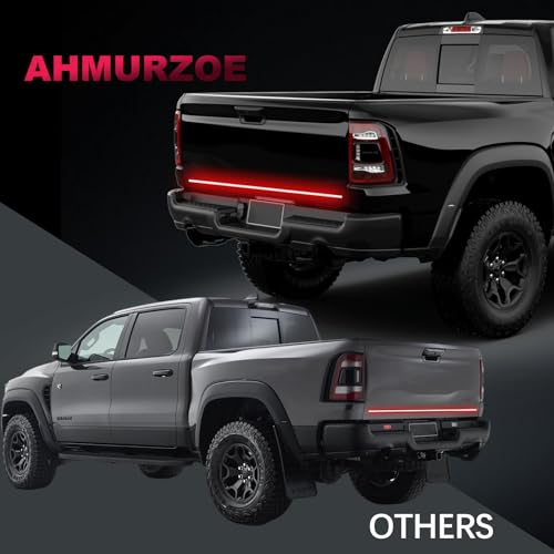 48'' Truck Tailgate Light Bar Single Row LED Tail Light Strip with Brake Turn Signal Reverse Lights - size: 48''-Single row