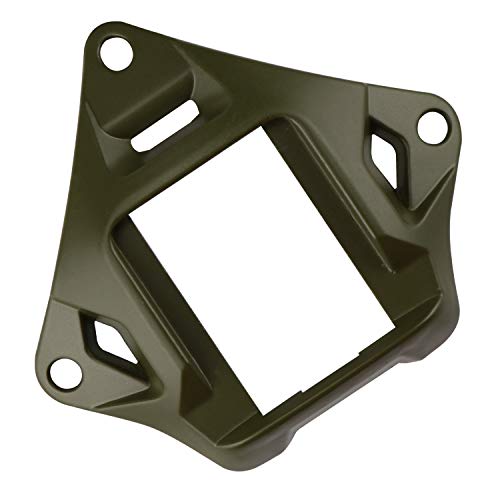 Tactical Helmet NVG Mount Shroud Steel Sports Camera Bracket Base for Fast Helmet - color: OD