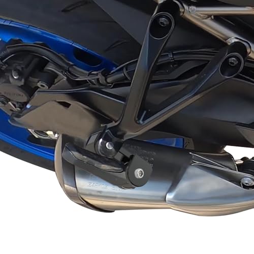 Xitomer Footpeg Lowering Mounts Compatible with GSX-S1000GT / GT+ 2022-2025 Passenger Peg Lowering Brackets Motorcycle Foot peg and Control Lowering Kit (For Passenger) - style: For Passenger