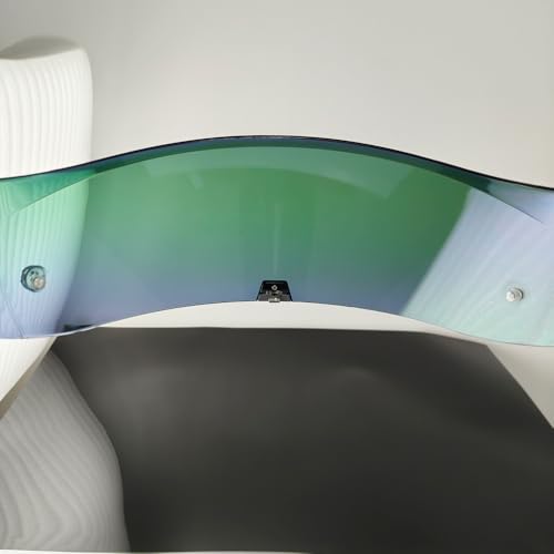 R1 Air Helmet Visor Replacement,Tinted Motorcycle Helmet Face shield Windshield lens for R1,R1 Air,R1 EVO,T520,ST1400,391 (Revo Deep Purple) - color: Revo Deep Purple