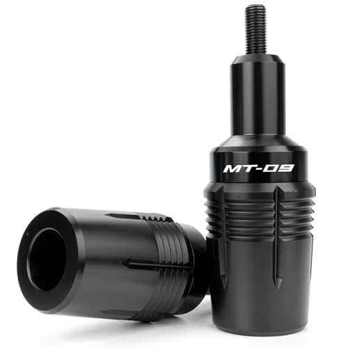 CNC Motorcycle Frame Sliders Crash Protector Pad Falling Protection Compatible With MT09 2025 2024 MT-09 2023 MT09 SP 2021 TRACER 9 GT FZ09 (Black) - color: Black
