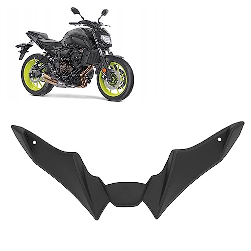 Aramox Front Beak Shockproof Motorcycle Aerodynamic Windshield Wing Cover Front Spoiler Winglet Aerodynamic Wing Kit Fit For MT?09 SP 2021 to 2023 (black) - color: black