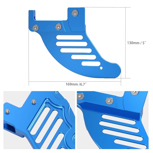NICECNC Blue Rear Brake Disc Shield Protector Compatible with Husaberg TE/FE 250-570 allshippage 2009-2014 See Fitment - color: Blue