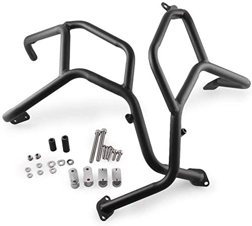Motorcycle Engine Guard Upper Crash Bar Protector Compatible for BMW F800GS F700GS F650GS 2008 2009 2010 2011 2012 2013 2014 2015 2016 2017 Black - color: Black