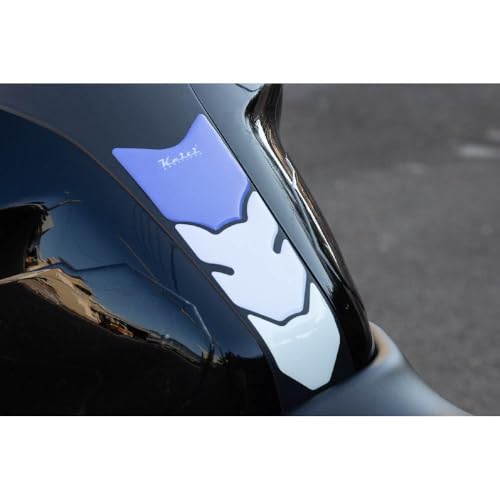 Keiti Motorcycle Tank Pad Universal Slim (Purple) - color: Purple