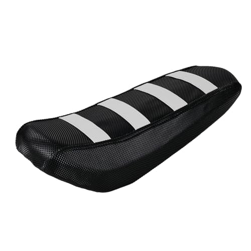 Electric Dirt Bike Seat Cover for Surron Light Bee,Non-Slip Motorcycle Cushion Cover for Sur Ron Light Bee X and S/X160/X260-White - color: White