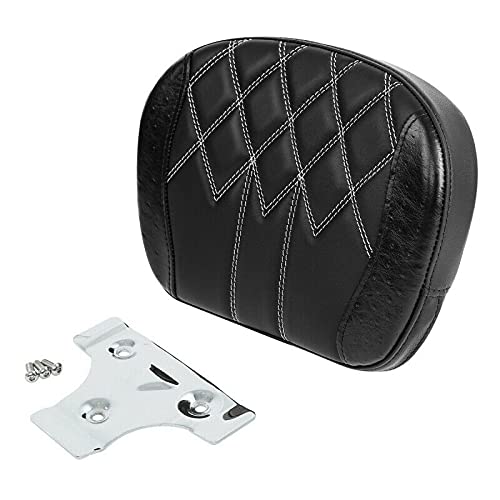 TCMT Detachable Sissy Bar Backrest Pad Fits For Harley 1997-2023 Touring Road King 2018-2023 Softail Slim FLSL Low Rider FXLR - color: Style N
