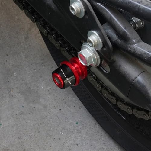 For PANIGALE V2 Panigale V2 PanigaleV2 panigale v2 panigalev2 8MM Motorcycle Accessories CNC Aluminum Premium Swingarm Spool Slider Stand Screws (Black) - color: Black