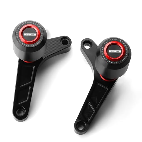 Motorcycle Frame Sliders Falling Protection CNC Compatible with Ninja 1100SX ABS/ABS SE 2025 Crash Protector Pad Engine Fairing Guards Ninja1100SX Ninja 1100SX Accessories (Red) - color: red