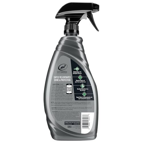 Turtle Wax Hybrid Solutions Ceramic 3-in-1 Car Detailer, Waterless Car Wash, Long-lasting HydrophobicWax Protection and High Gloss Shine, Safe For All Exterior Surfaces, 32 oz (Pack of 2) - size: 32 Fl Oz (Pack of 2)