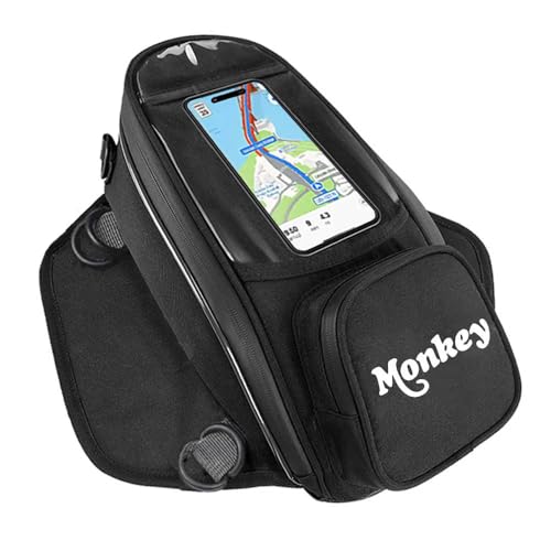 For Monkey 125 DAX ST 125 2025 2024 2023-2018 Accessories Fuel tank bag Motorcycle fuel tank bag Tank bag Travel fuel tank bag Waterproof large capacity navigation bag (Monkey125) - color: Monkey125