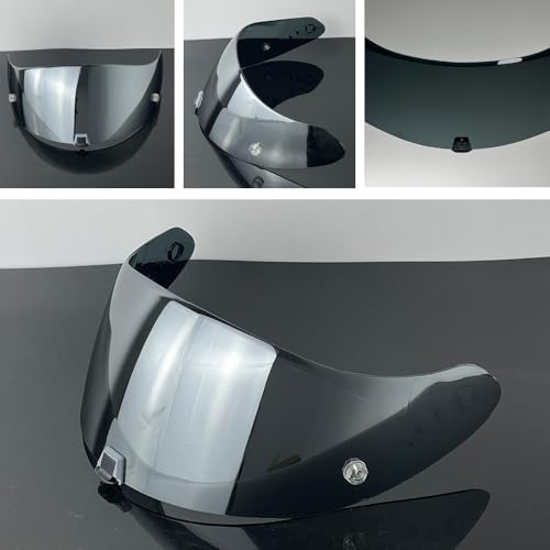 R1 Air Helmet Visor Replacement,Tinted Motorcycle Helmet Face shield Windshield lens for R1,R1 Air,R1 EVO,T520,ST1400,391 (Silver) - color: Silver