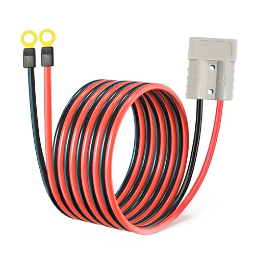 Anderson Plug Connection Cable 50A Anderson SB50 Plug Battery Quick Connector Cable 10AWG Cable with 50A Connector - size: Anderson O-ring 3m