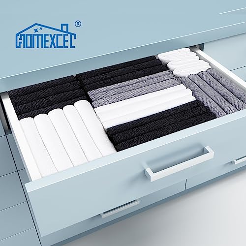 HOMEXCEL Black Microfiber Cleaning Cloth, 12 Pack Premium Microfiber Towels for Cars, Lint Free, Scratch-Free, Highly Absorbent, Reusable Cleaning Rags for Car, Household, Kitchen, Window, 11.5"X11.5" - color: Black