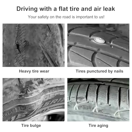 Tire Plug Kit Heavy Duty Professional - 67 Pcs Tire Repair Kit with Plugs for Car, Truck, SUV, Motorcycle, Semi Truck, Tractor, RV & ATV - Tire Repair Tools to Fix Punctures - color: 67 PCS Tire Repair Kit