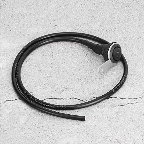 Single Steel Spotlight Handlebar Light Switch Motorcycle ATVs 22mm, Return Button for Common Lights, Hazard Lights, Fog Lights, Headlights