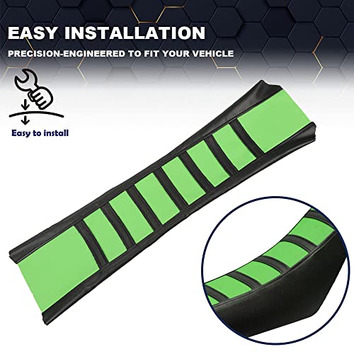 PIT66 Dirt Bike Soft Seat Cover, Compatible with Honda CR125R CR250R CR500R CR80R CRF100F CRF125F CRF150F, Green - color: Green