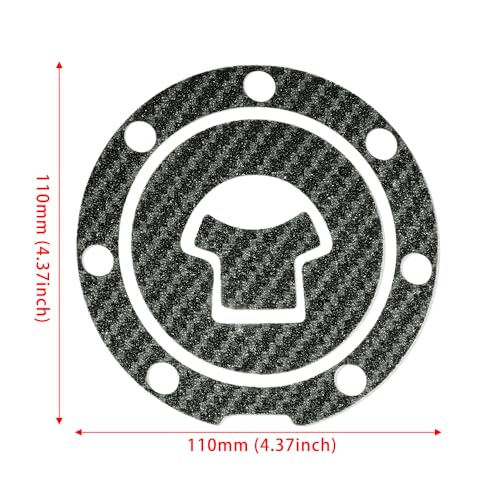 Motorcycle Carbon Tank Pad Protector Sticker Fuel Gas Oil Cap Decal, Anti-Scratch Oil Gas Tank Pad (CBR600RR CBR1000RR RVF VFR CB400 CB1300) - color: Cbr600rr Cbr1000rr Rvf Vfr Cb400 Cb1300