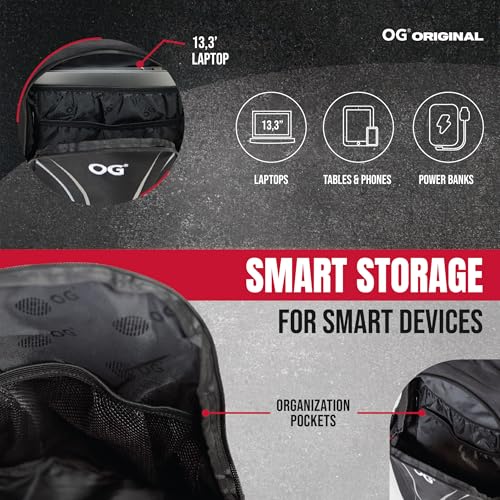 OG Original Roadrunner Motorcycle Backpack Waterproof Black Light Weight 20L, Motorbike Helmet Holder, Cycling, Antitheft, Laptop, Reflective - style: Roadrunner