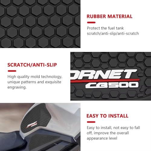 For CB500 HORNET cb500 hornet 2026 new accessories motorcycle fuel tank traction pad anti-slip sticker fuel tank knee pad tank stickers tank Grip