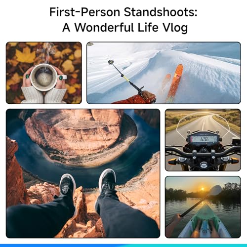 Mobile Phone Chest & Head Strap Mount Kit for POV VLOG, Hands-Free Body Holder Compatible with iPhone Samsung, GoPro Hero 9、8、7、6、5、4、3、2、1, DJI Osmo, AKASO, SJCAM, Insta360 Action Cameras