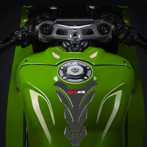 ZX6R Motorcycle Tank Pad Gas Tank Protector Compatible with Kawasaki ZX-6R ZX6R 636 3D Anti Slip Tank Pad Stickers Gas Oil Fuel Tank Pad Protectors - size: For ZX6R