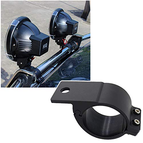 Universal 2.5Inch Tube Clamp Mounting Bracket for Bull Bar Roof Rack Roll Cage - Adjustable 63-64mm (2.48-2.52inch) Kit for LED Square/Round Offroad Lights & Light Bars - size: Approx 63-64MM (2.48-2.52Inch)