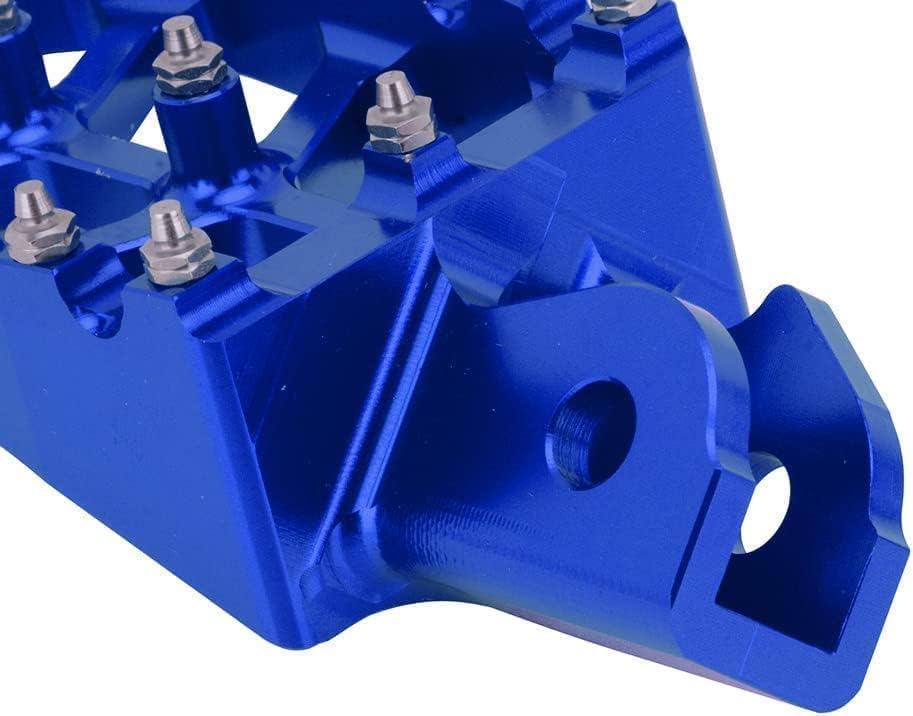 JFG RACING Dirt Bike Foot Pegs,7075 Aluminum CNC Pedals Rests for Surron Light Bee X and S/E Ride Pro S SS SR/CRF150F CRF230F 03-19/CRF250F 19-24/XR150L 15-24/KDX200 83-94-Blue - color: blue