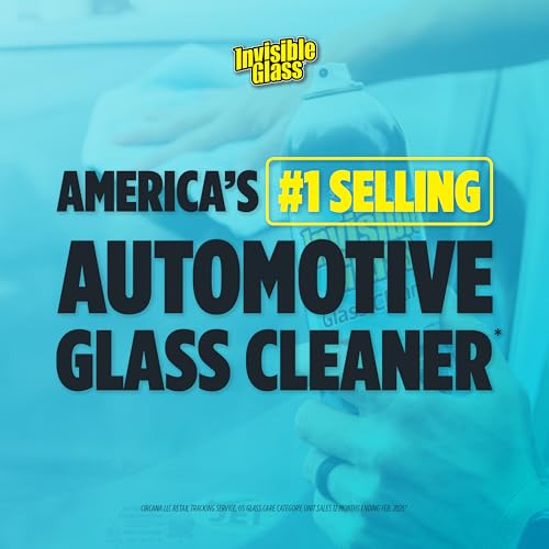Invisible Glass 91163-4PK Premium Aerosol Glass Cleaner Spray for Car Windshields and Windows, Automotive and Home Window Cleaner, Streak-Free, Ammonia-Free, Tint-Safe – 15 oz (Pack of 4) - size: 15 Ounce (Pack of 4)