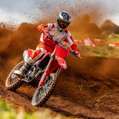 Polisport Fork Guards for Honda CRF250R, CRF450R, CRF450RX (2019-2025) Red, Durable Off-Road Fork Protectors