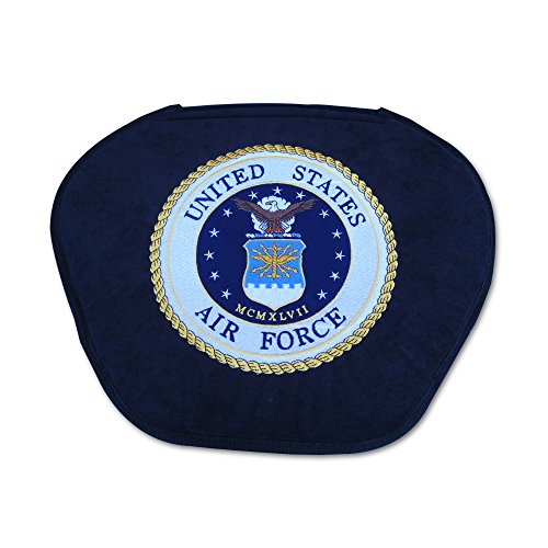 Butt Buffer Military Motorcycle Seat Cushion - Polymer Gel PAD Compatible with Harley-Davidson, Honda, CAN AM, BMW - Air Force (Medium) - size: Medium