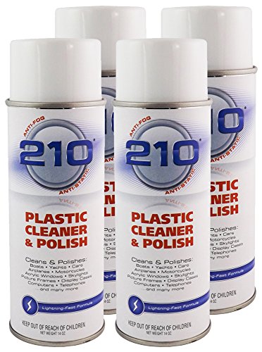 23304C-4PK 210 Plastic Cleaner/Polish Aerosol - 56 fl. oz., 4 Pack - size: 14 Ounce (Pack of 4)