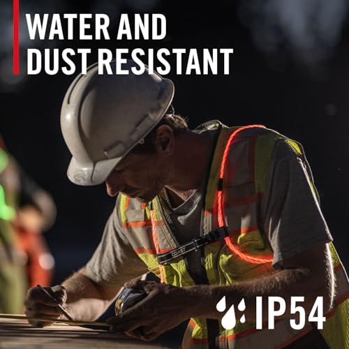 Coast LH150 Version 2.0 Rechargeable LED Hi-Vis Lighted Vest, 6+ Color Modes, Reflective, One Size Fits Most with *NEW & IMPROVED 18 HOUR RUNTIME*