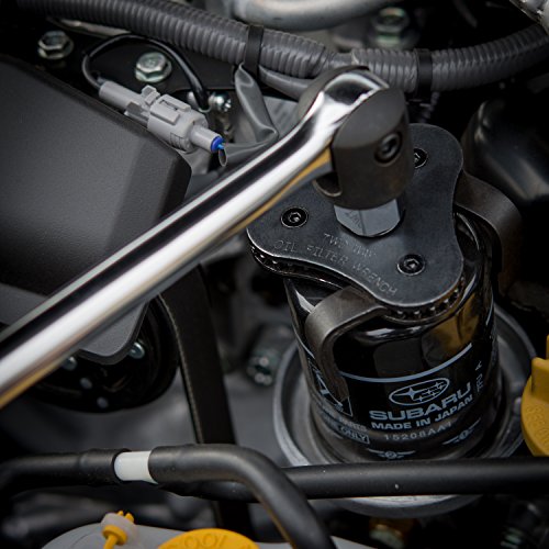 Neiko 03421A Two Way Universal Adjustable Oil Filter Wrench | 3-Jaw Design | 3/8" Square Drive Socket | Includes 1/2" Adaptor | Automotive Tool - style: 3-Jaw Oil Filter Wrench