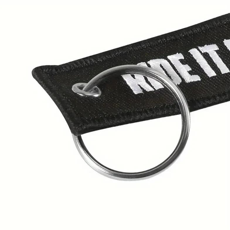 PrimeSecrets Keychains for Motorcycle, Scooter, Car, Mopes, ATV, Backpack Gift Men Women Street Racing Auto Parts Accessories - color: Ride It Like You Stole It