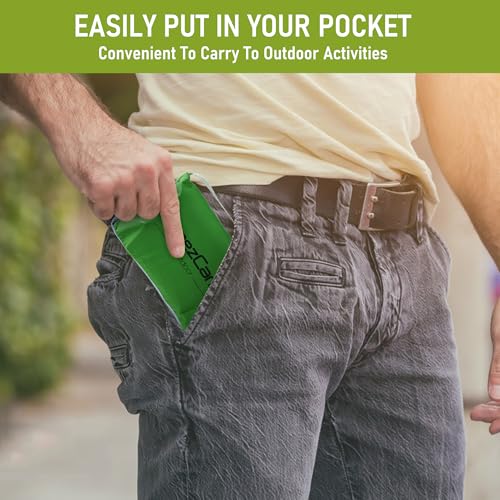 Inflatable Seat Cushion, Lightweight Stadium Seat Pad, Travel Air seat Cushion Anti-Slip for Airplane, Long Flights, Hiking, Climbing, Home and Camping, Compact Air Cushion - color: Green
