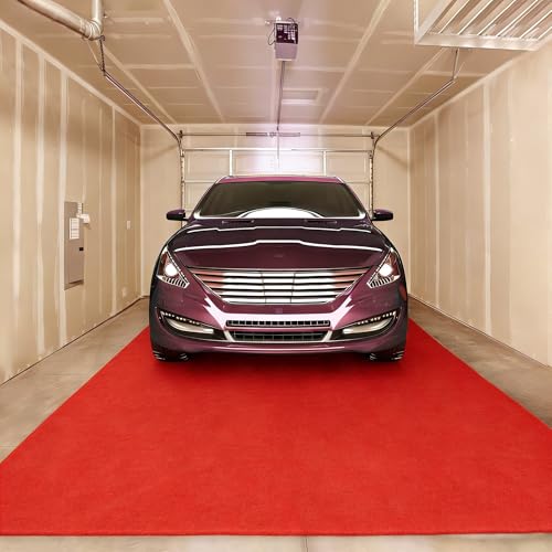 1 Pack Garage Floor Mat 88" x 204" - Oil Spill Mat for Under Car Driveway Oil Drip Pad, Highly Absorbent Maintenance Mat, Waterproof Backing, Leak Absorbent, Reusable, Washable, Protect Garage Floor