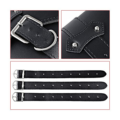 Motorcycle Solo Saddle Bag Compatible with Harley Sportster XL883 XL1200 Left Side, Black - size: Left Side without Side Storage