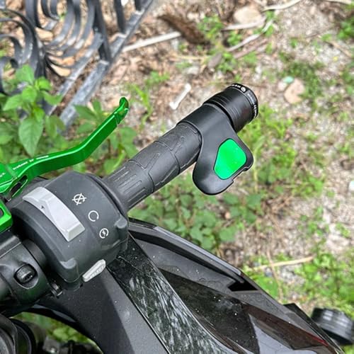 MOWOK Motorcycle Throttle Mounted Cruise Assist Throttle Holder Handlebar Grip Wrist Throttle Assist Rest Control (Black) - color: Black