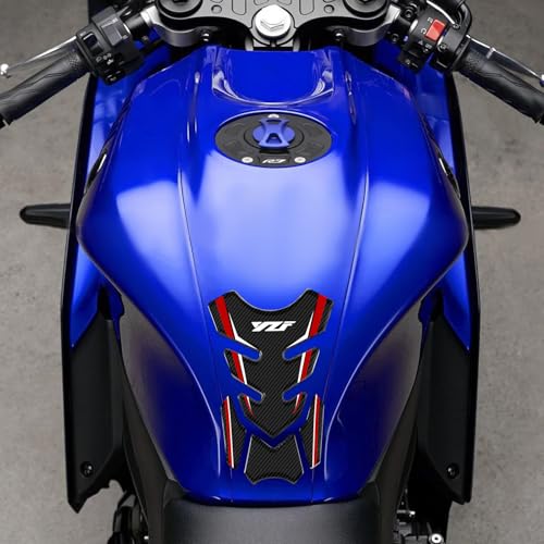Motorcycle Tank Pad Gas Tank Protector Compatible with Yamaha YZF-R7 R1 R1M YZF-R3 R6 R6S R9 R25 YZF-R15 - size: For YZF